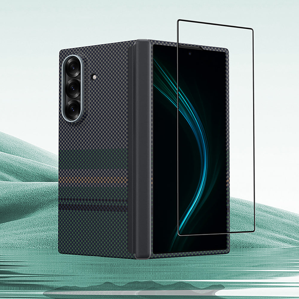 Galaxy Z Fold 7 Benks ArmorAir Aurora Grand Combo Üçlü Aksesuar Seti (Ön & Arka Kevlar Kapak + Ekran Koruyucu)