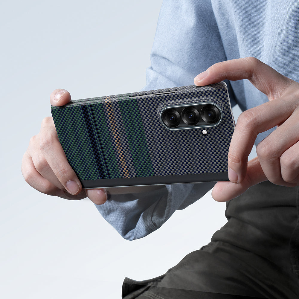 Galaxy Z Fold 7 Benks ArmorAir Aurora Grand Combo Üçlü Aksesuar Seti (Ön & Arka Kevlar Kapak + Ekran Koruyucu)