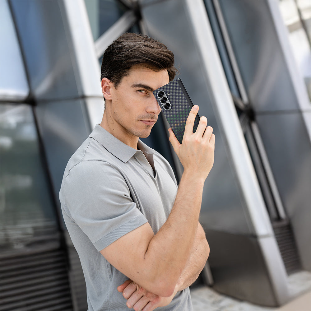 Galaxy Z Fold 7 Benks ArmorAir Aurora Grand Combo Üçlü Aksesuar Seti (Ön & Arka Kevlar Kapak + Ekran Koruyucu)