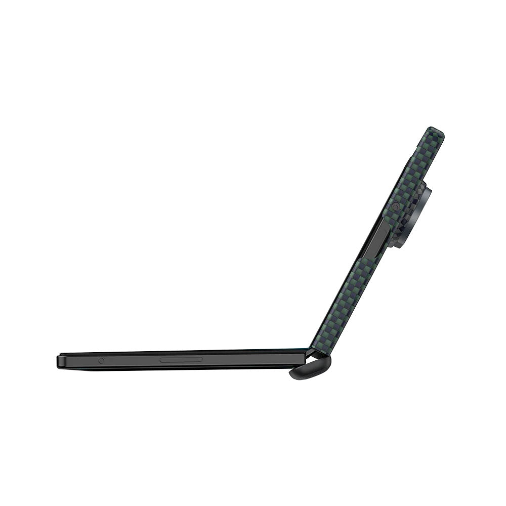 Galaxy Z Fold 7 Kılıf M-safe Şarj Özellikli Karbon Fiber Benks Aurora ArmorAir Kevlar Arka Kapak