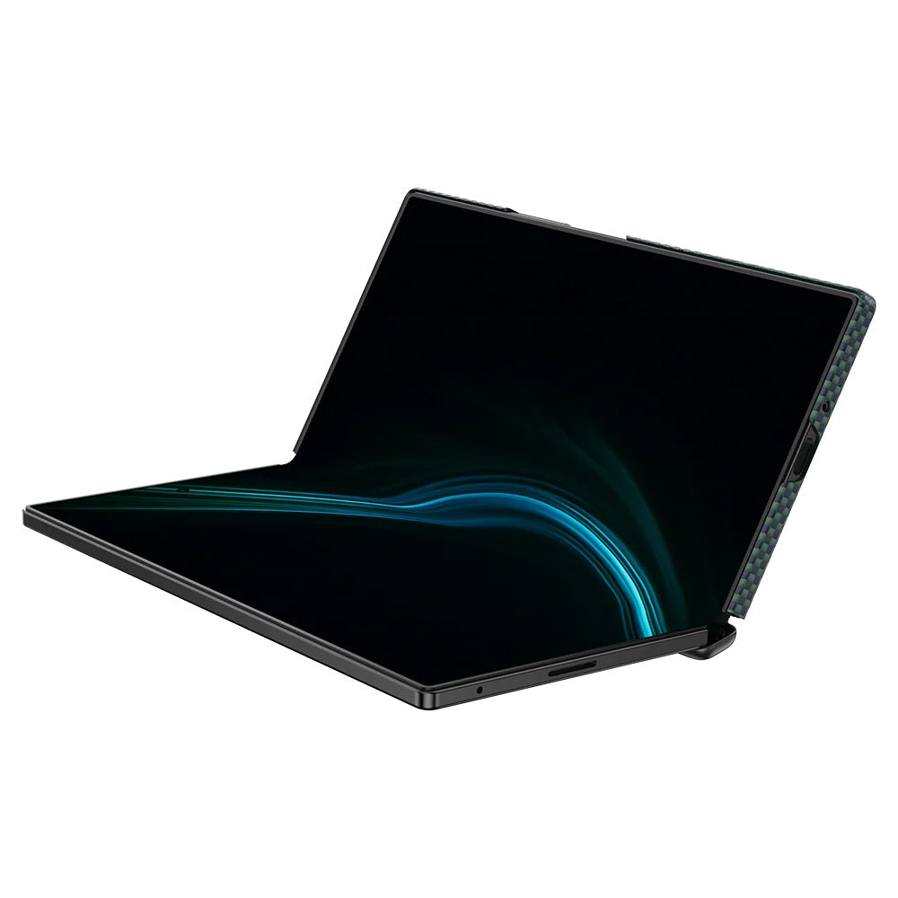 Galaxy Z Fold 7 Kılıf M-safe Şarj Özellikli Karbon Fiber Benks Aurora ArmorAir Kevlar Arka Kapak