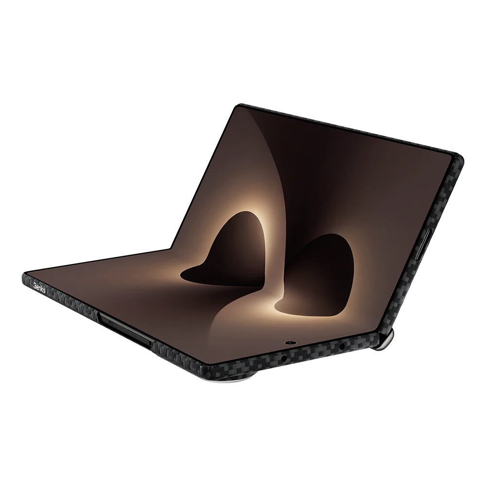 Galaxy Z Fold 8 Ultra Benks ArmorAir ArmorGrid Grand Combo Üçlü Aksesuar Seti (Ön Arka Kevlar Karbon Kapak + Ekran Koruyucu)