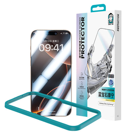 iPhone 16 Pro Max Benks Glass Warrior Safir Coating 0.3mm Cam Ekran Koruyucu + Hizalama Aparatı