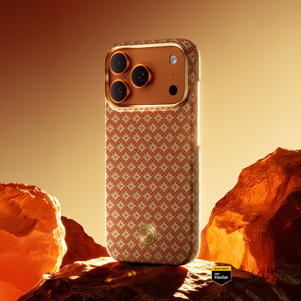 iPhone 17 Pro Kılıf M-Safe Şarj Özellikli Benks ArmorAir ArmorGrid Serisi Kevlar Kapak