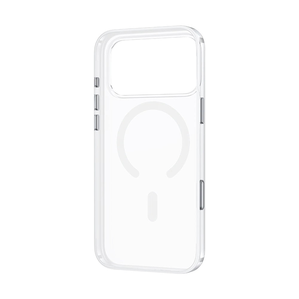 iPhone 17 Pro Kılıf M-safe Şarj Özellikli Benks Crystal Serisi Şeffaf Kapak Sararmayan Full PC