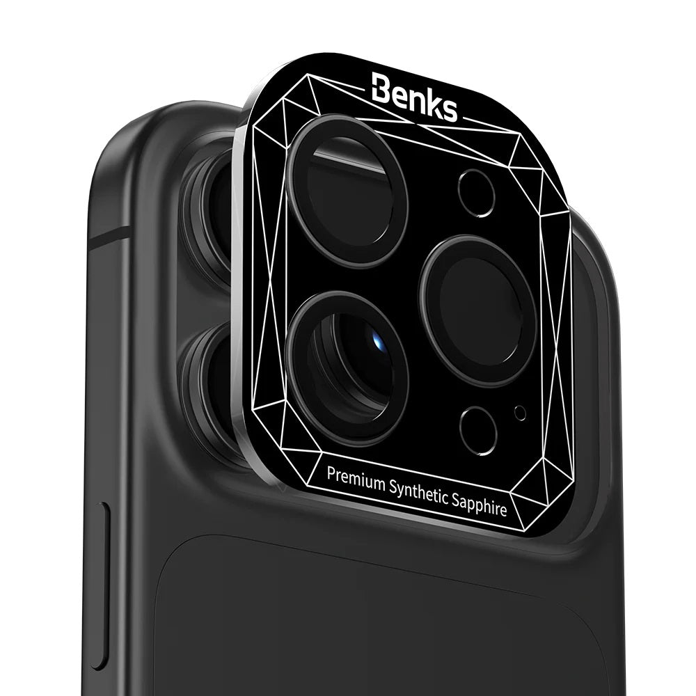 iPhone 17 Pro Max / 17 Pro Benks DR Safir Kamera Lens Koruyucu