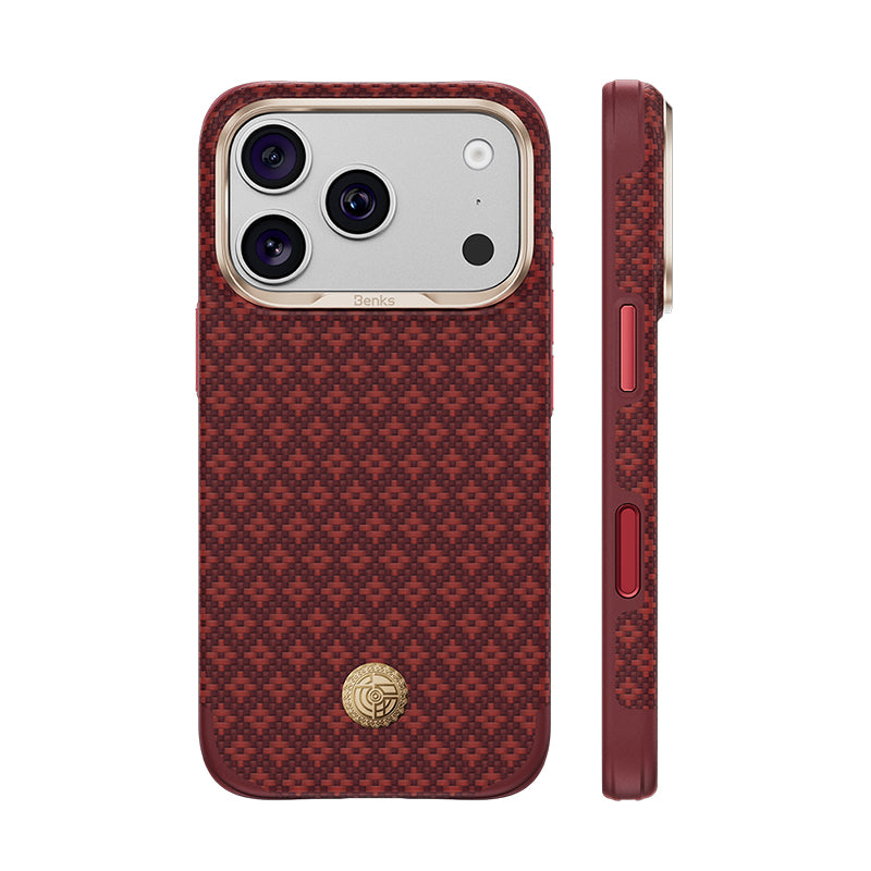 iPhone 18 Pro Max /17 Pro Max uyumlu Kılıf MagSafe Şarj Özellikli Benks ArmorEdge X9 Serisi Kevlar Kapak