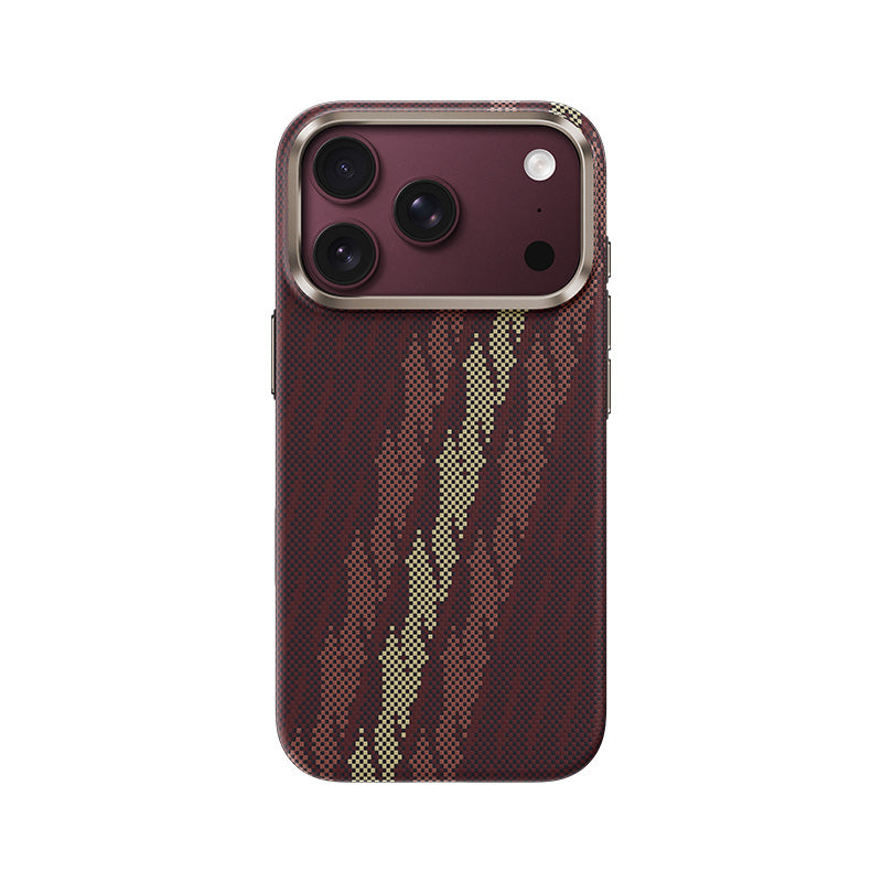 iPhone 18 Pro Max / 17 Pro Max uyumlu Kılıf MagSafe Şarj Özellikli Benks Haven Air 2.0 Rouge Serisi Kevlar Kapak