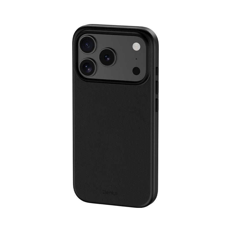 iPhone 18 Pro Max uyumlu Kılıf MagSafe Şarj Özellikli Benks VitaPro Serisi PU Deri Kapak