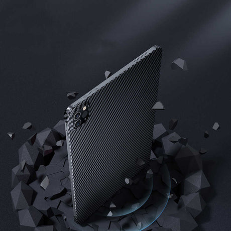 iPad Pro 11 2. 3. 4. Nesil uyumlu Kılıf Benks Essential Kevlar Karbon Fiber Kapak