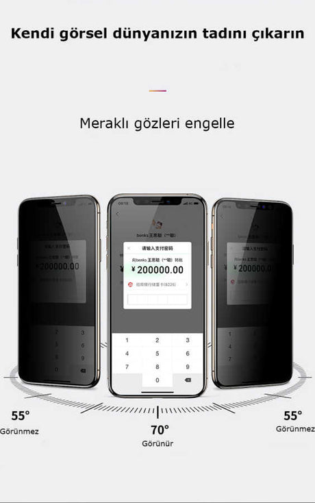 iPhone 11 Pro Benks 0.3mm V Pro Privacy Ekran Koruyucu