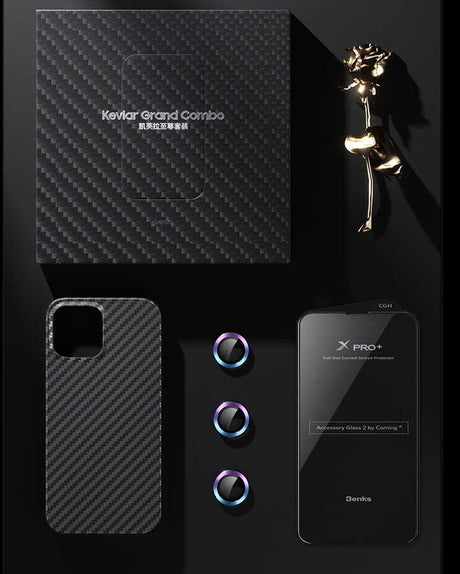 iPhone 13 Kılıf Benks Aramid Magsafe 3 in 1 Set