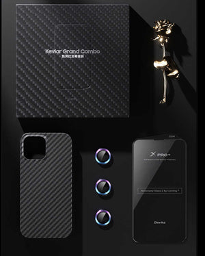 iPhone 13 Pro Max Kılıf Benks Aramid Magsafe 3 in 1 Set