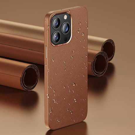 iPhone 13 Pro Max Kılıf Benks Magnetic Hakiki Deri Kılıf