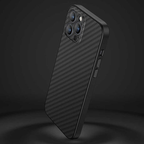 iPhone 13 Pro Max Kılıf Karbon Fiber Benks Hybrid Kevlar Kapak