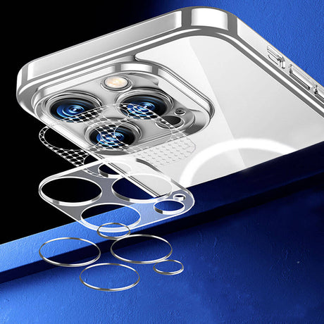 iPhone 14 Kılıf Magsafe Şarj Özellikli Cam Yüzey Benks Electroplated Kapak