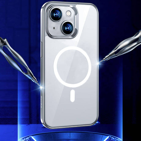iPhone 14 Kılıf Magsafe Şarj Özellikli Cam Yüzey Benks Electroplated Kapak