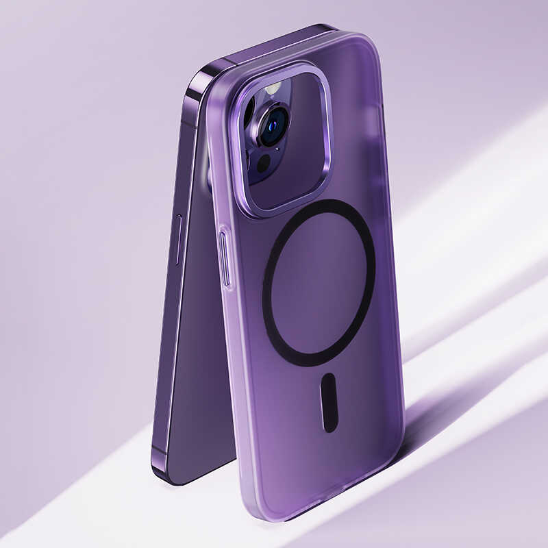 iPhone 14 Plus Kılıf Wireless Şarj Destekli Benks Yeni Seri Magnetik Haze Kapak