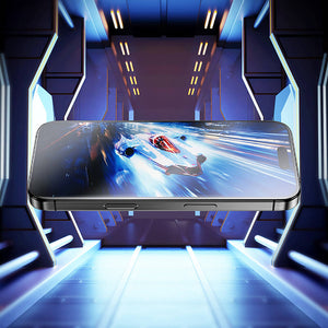 iPhone 14 Pro / 15 / 16 uyumlu Benks JoyTouch Mat Oyun Ekran Koruyucu + Kolay Uygulama Aparatı