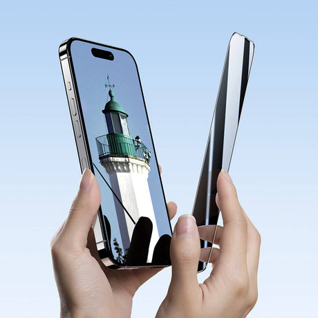 iPhone 14 Pro / 15 / 16 Benks Ultra Shield 0.4mm Ekran Koruyucu + Kolay Uygulama Aparatlı