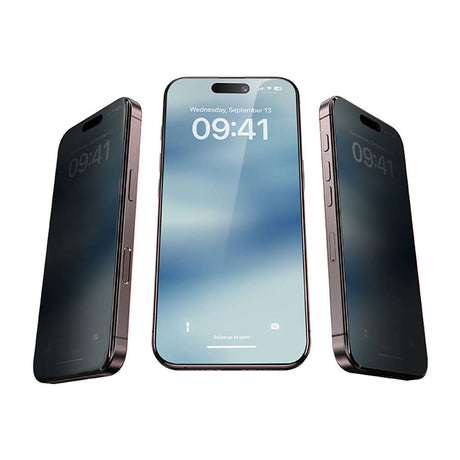 iPhone 14 Pro / 15 / 16 Hidrofobik Ve Oleofobik Özellikli Benks Privacy Air Shield 0.4mm Ekran Koruyucu 10'lu Paket