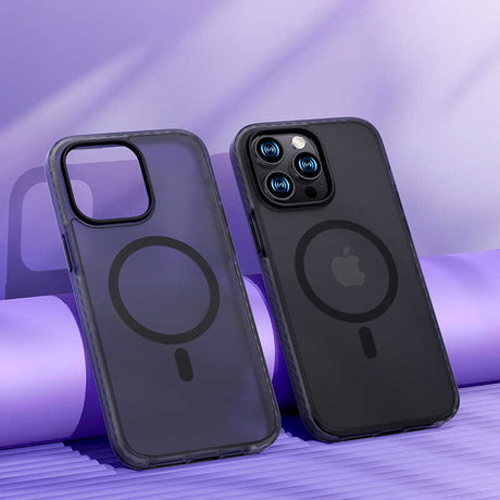 iPhone 14 Pro Kılıf Kenarları Silikon Airbagli Mat Arka Yüzey Benks Icesand Kapak