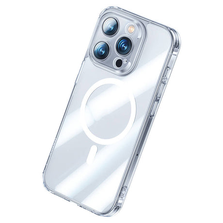 iPhone 14 Pro Kılıf Magsafe Şarj Özellikli Benks Magnetic Shiny Glass Serisi Kapak
