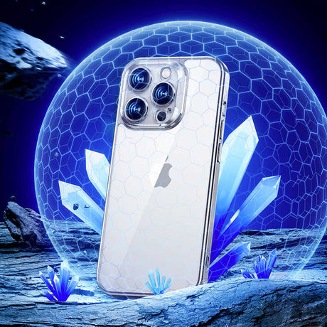 iPhone 14 Pro Max Kılıf Benks Electroplating TPU Kapak Ekran Koruyucu Hediyeli