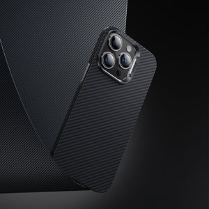 iPhone 14 Pro Max Kılıf Karbon Fiber Benks 600D Essential Kevlar Kapak