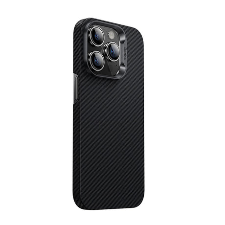 iPhone 14 Pro Max Kılıf Karbon Fiber Benks 600D Essential Kevlar Kapak