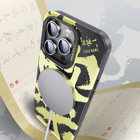 iPhone 14 Pro Max Kılıf Magsafe Şarj Özellikli Benks Casebang Calligraphy Joy Kapak