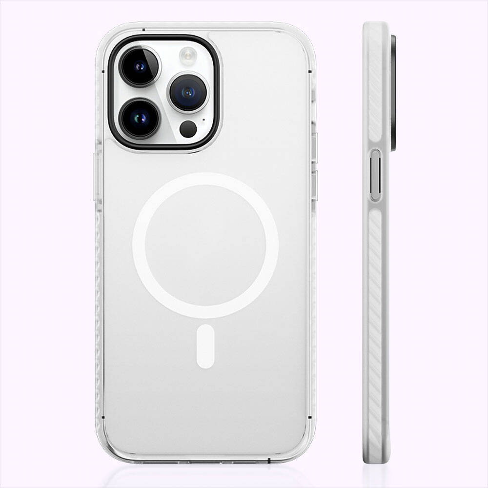 iPhone 14 Pro Max Kılıf Magsafe Şarj Özellikli Mat Arka Yüzey