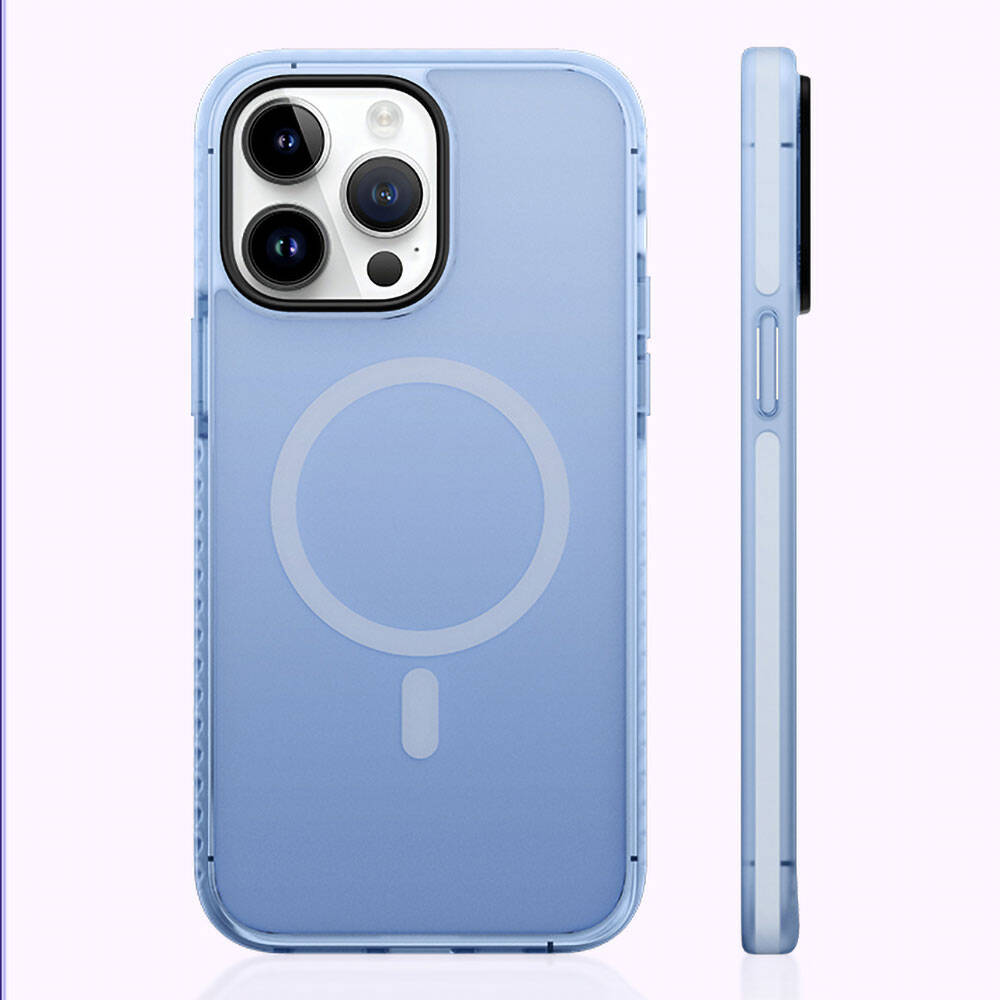 iPhone 14 Pro Max uyumlu Kılıf Magsafe Şarj Özellikli Mat Arka
