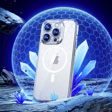 iPhone 14 Pro Max Kılıf Magsafe Şarj Özellikli Premium Cam Arka Yüzey Benks Electroplated Kapak
