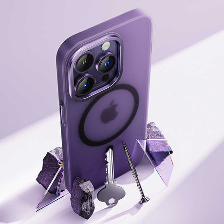 iPhone 14 Pro Max Kılıf Wireless Şarj Destekli Benks Yeni Seri Magnetik Haze Kapak