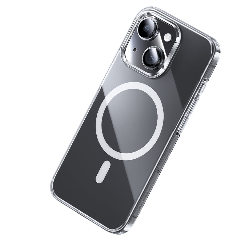 iPhone 15 Plus Kılıf Magsafe Şarj Özellikli Benks Crystal Serisi