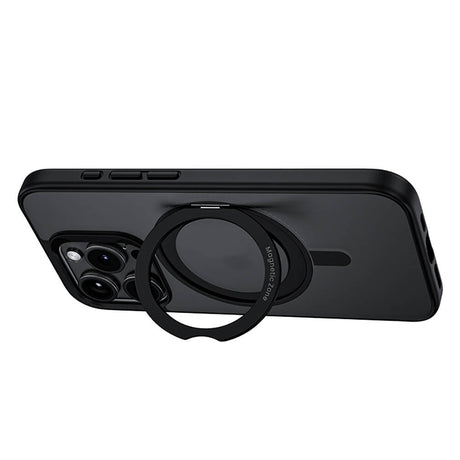 iPhone 15 Pro Kılıf Magsafe Şarj Özellikli 360° Dönebilen Benks Pop Stand Kapak