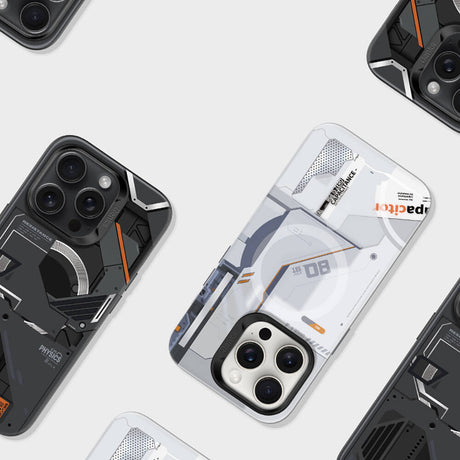 iPhone 15 Pro Kılıf MagSafe Şarj Özellikli Mekanik Tasarımlı Benks Perspective Serisi Kapak
