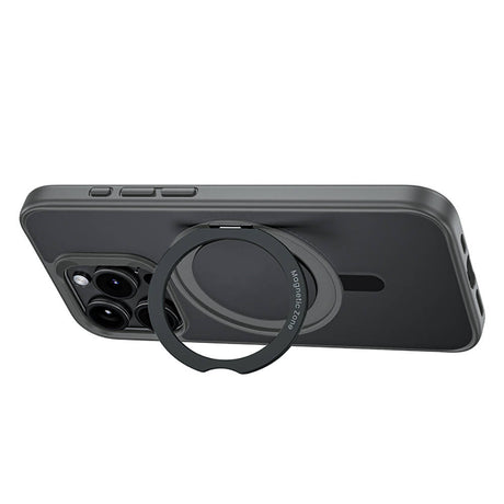 iPhone 15 Pro Max Kılıf Magsafe Şarj Özellikli 360° Dönebilen Benks Pop Stand Kapak