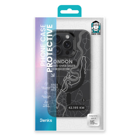 iPhone 15 Pro Max Kılıf Magsafe Şarj Özellikli Benks City Serisi Kapak