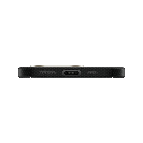 iPhone 15 Pro Max Kılıf Magsafe Şarj Özellikli Karbon Fiber Tasarımlı Benks Prestige ArmorAir Kevlar Kapak