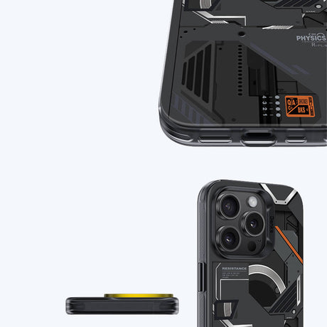 iPhone 15 Pro Max Kılıf MagSafe Şarj Özellikli Mekanik Tasarımlı Benks Perspective Serisi Kapak