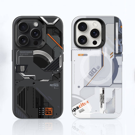 iPhone 15 Pro Max Kılıf MagSafe Şarj Özellikli Mekanik Tasarımlı Benks Perspective Serisi Kapak