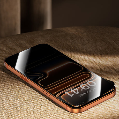 iPhone 16 Pro / 17 Benks Glass Warrior 2.0 EZFita Privacy Hayalet Cam Ekran Koruyucu + Kolay Uygulama Aparatı