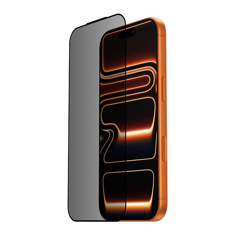 iPhone 16 Pro / 17 Benks Glass Warrior 2.0 EZFita Privacy Hayalet Cam Ekran Koruyucu + Kolay Uygulama Aparatı