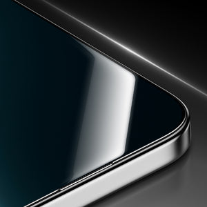 iPhone 16 Pro Benks Glass Warrior HD 0.3mm Ultra İnce 0.9mm Kenarları Güçlendirilmiş Cam Ekran Koruyucu + Kolay Uygulama Aparatlı