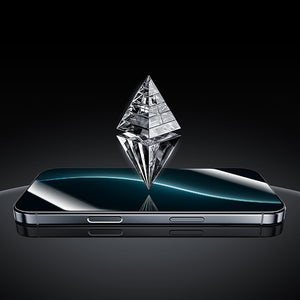 iPhone 16 Pro Benks Glass Warrior HD 0.3mm Ultra İnce 0.9mm Kenarları Güçlendirilmiş Cam Ekran Koruyucu + Kolay Uygulama Aparatlı