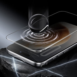 iPhone 16 Pro / 17 uyumlu Benks OmniWarrior Anti-Drop Eye-Friendly Cam Ekran Koruyucu + Kolay Uygulama Aparatlı
