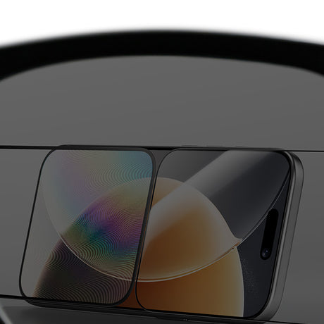 iPhone 16 Pro / 17 uyumlu Benks OmniWarrior Anti-Drop Eye-Friendly Cam Ekran Koruyucu + Kolay Uygulama Aparatlı
