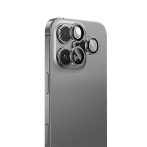 iPhone 16 Pro Max / 16 Pro Benks Parlama Önleyici Glass Warrior Metal Kamera Lens Koruyucu